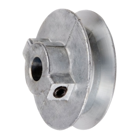 Chicago Die Casting Chicago Die Cast 2-1/2 in. D X 3/4 in. D Zinc Single V-Grooved Pulley 250A7